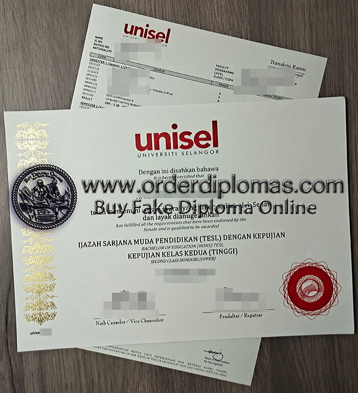 buy fake UNISEL diploma