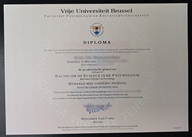 Where to buy fake Vrije Universiteit Brussel diploma?
