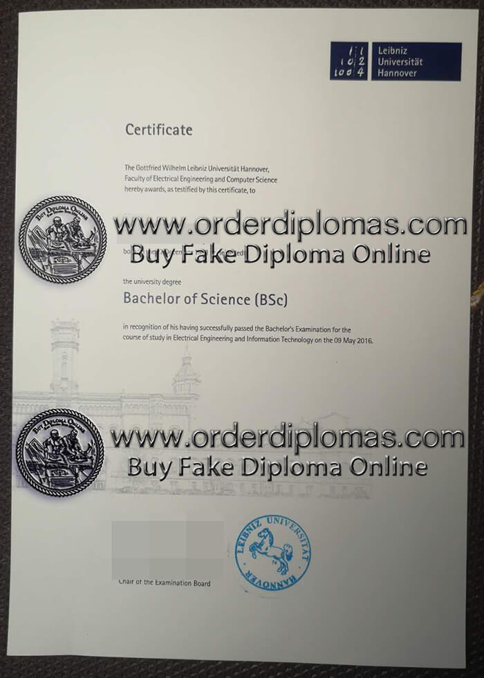 buy fake Leibniz University Hannover diploma