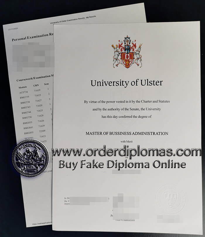 buy fake University of Ulster diploma