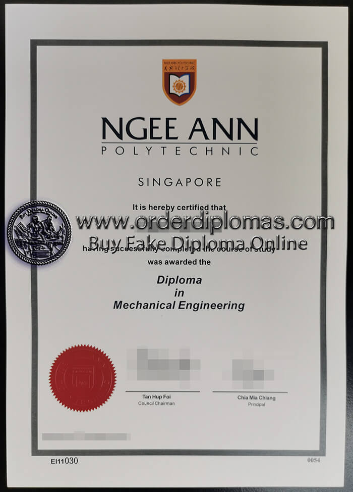 buy fake Ngee Ann Polytechnic diploma