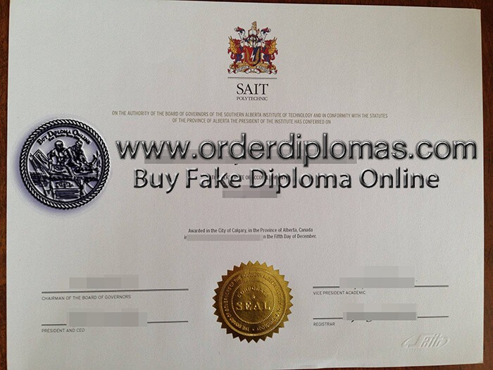 buy fake SAIT Polytechnic diploma