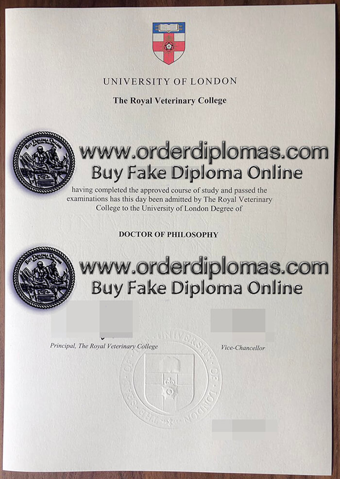 buy fake Royal Veterinary College diploma