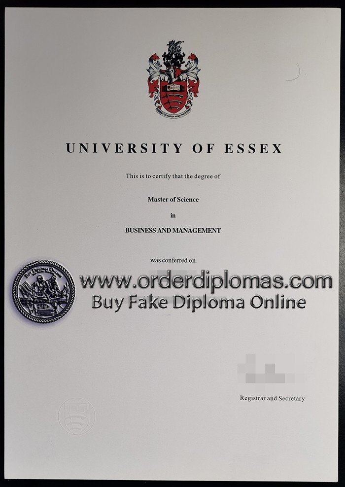 buy fake University of Essex diploma