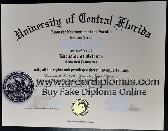 buy fake University of central florida diploma