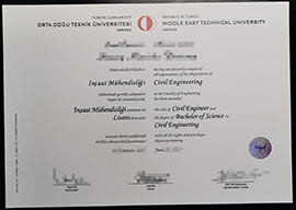 Middle East Technical University BEng  fake dgree diploma