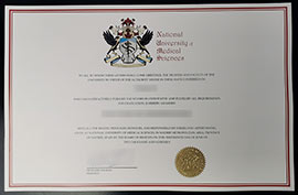 NUMS Diploma-National university medical sciences diploma.