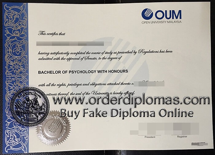 buy fake Open University Malaysia diploma