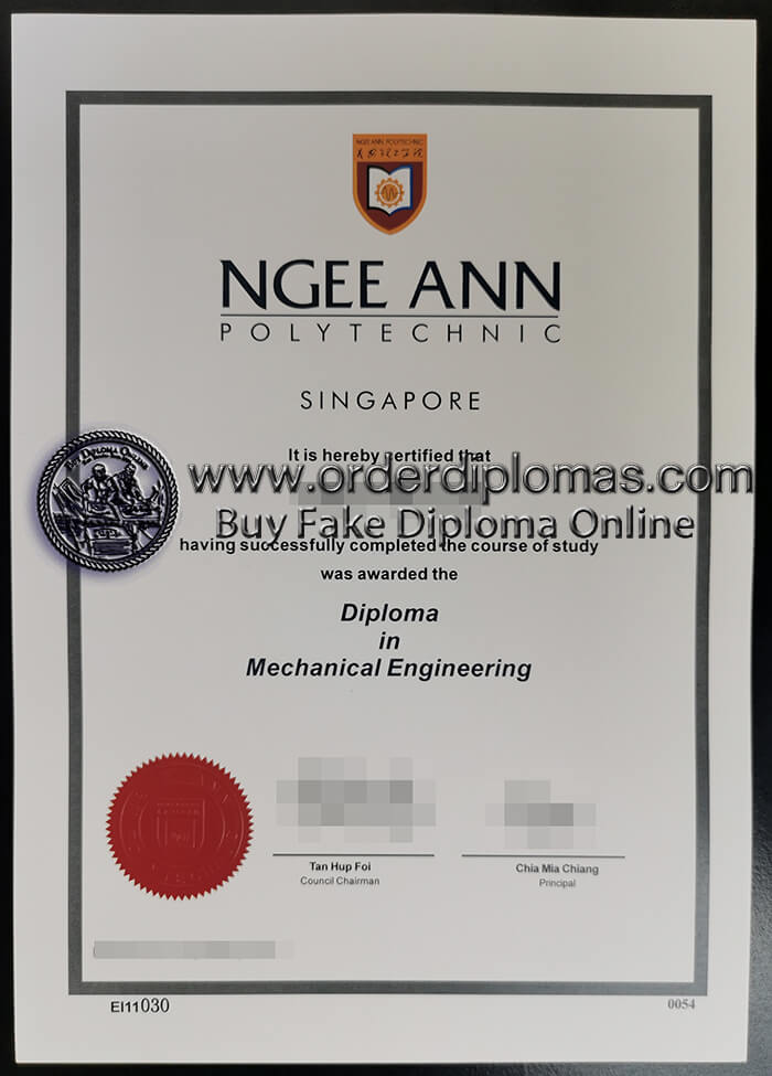 buy fake Ngee Ann Polytechnic diploma