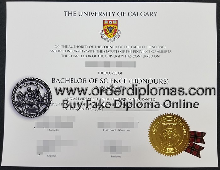 buy fake University of Calgary diploma