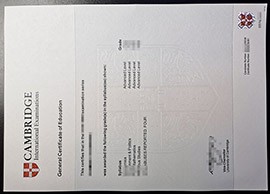 Order Cambridge GCE a Level Fake Certificate Online
