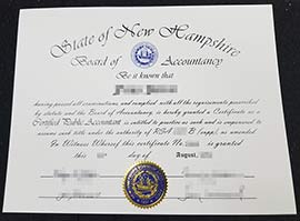 Where to Buy State of New Hampshire fake CPA Certificate