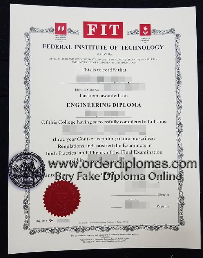 buy fake Federal Institute of Technology diploma