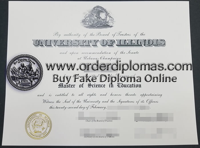 buy fake University of Illinois Urbana Champaign diploma