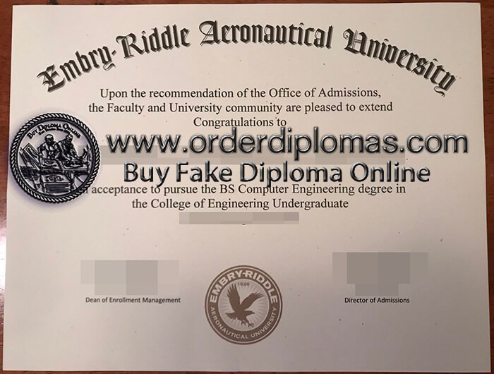buy fake Embry Riddle Aeronautical University diploma