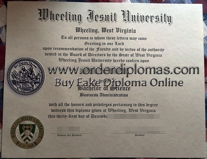 buy fake Wheeling Jesuit University diploma