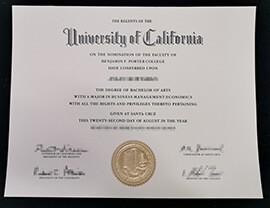 How to buy UC Santa Cruz diploma? Buy UC fake degree online