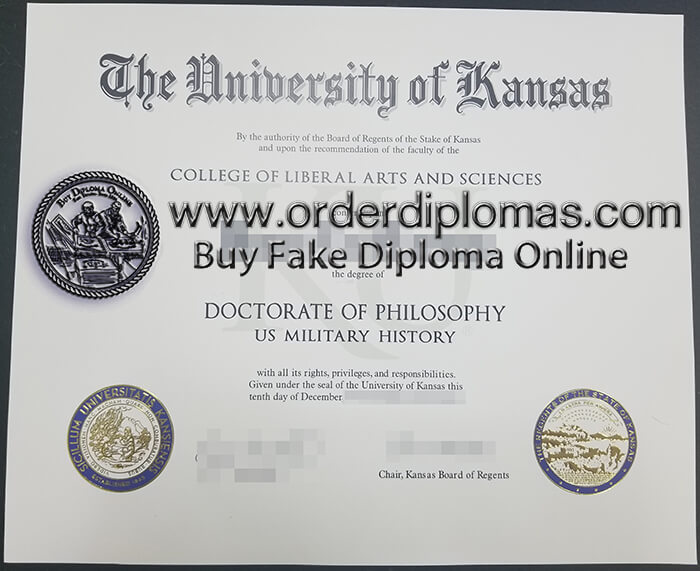 buy fake University of Kansas diploma
