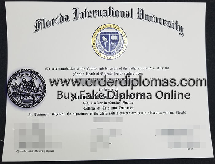 buy fake Florida International University diploma