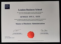 Buy fake London Business School diploma online.