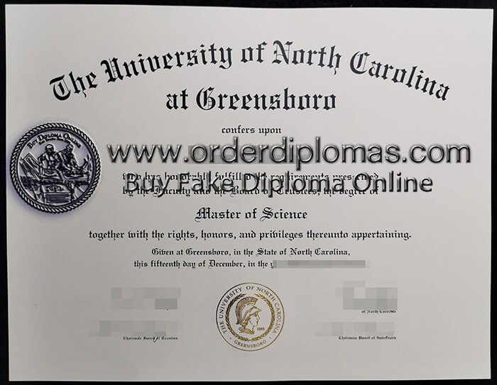 buy fake UNC Greensboro diploma