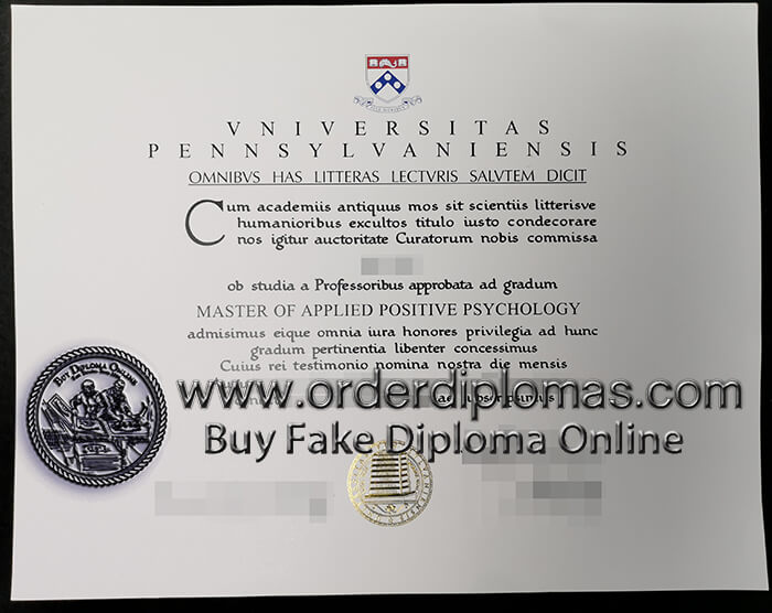 buy fake University of Pennsylvania diploma