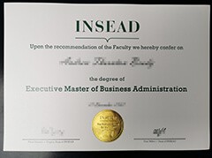Looking for INSEAD master certificate, INSEAD fake degree.