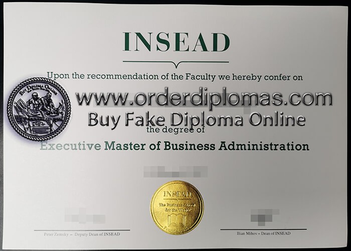 buy fake INSEAD diploma