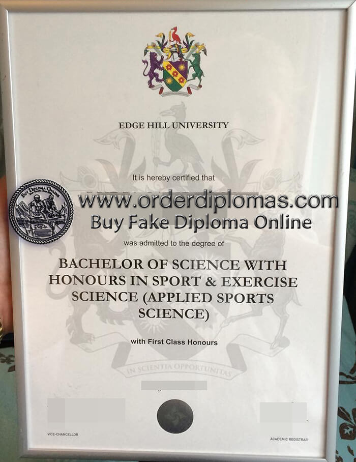 buy fake Edge Hill University diploma