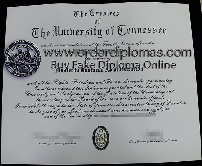 buy fake University of Tennessee diploma