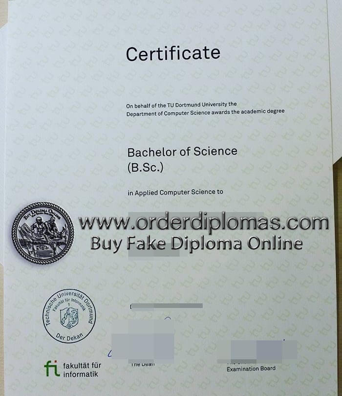 buy fake Technical University Dortmund diploma
