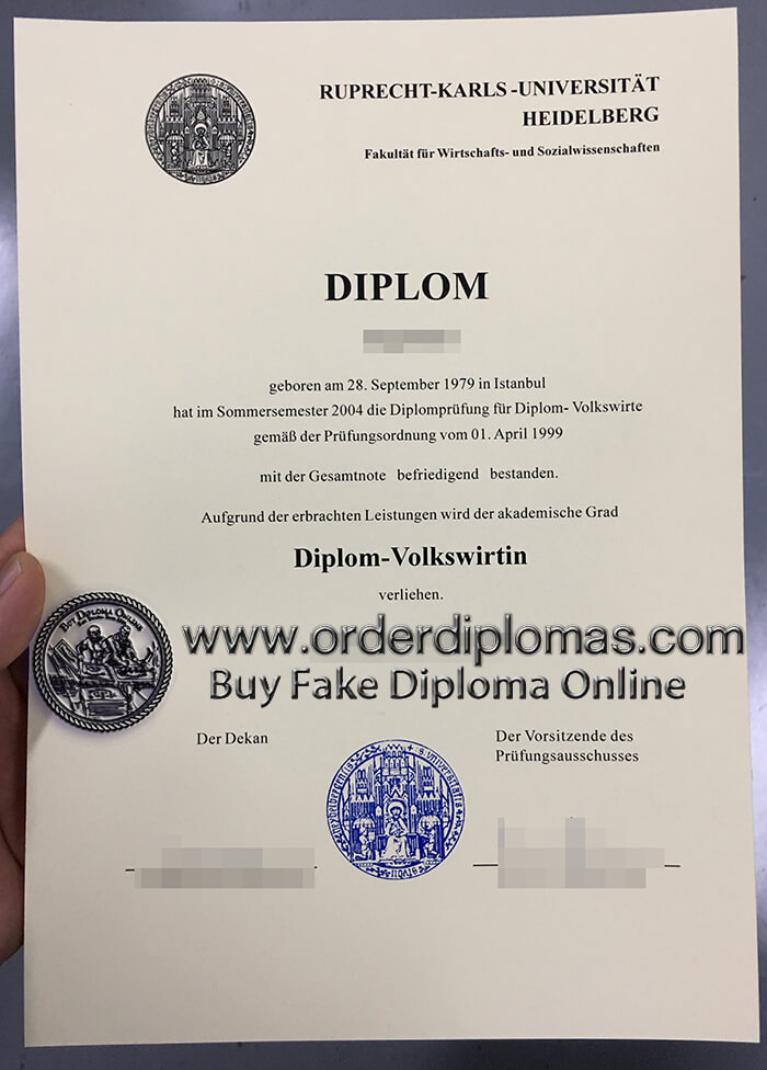 buy fake Heidelberg University diploma