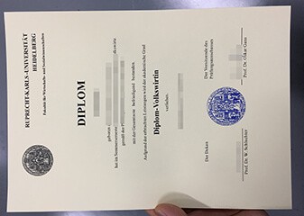 Order fake Heidelberg University degree certificate
