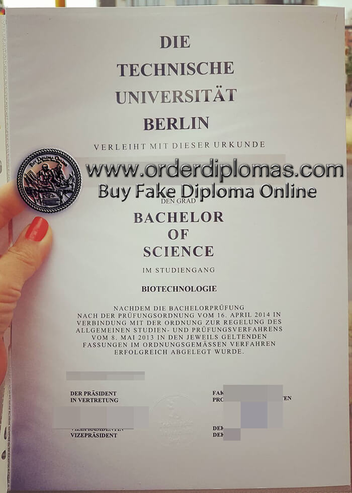 buy fake Technical University of Berlin diploma