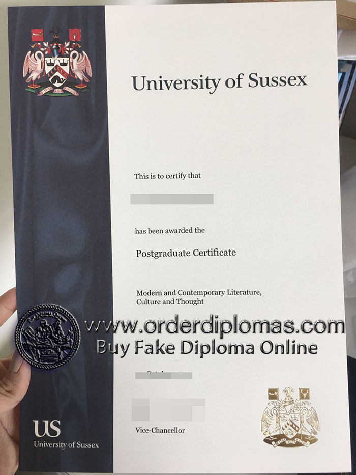 buy fake University of Sussex diploma