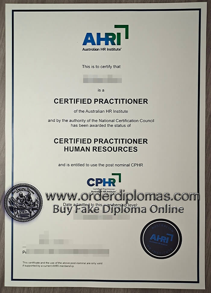 buy fake AHRI certificate
