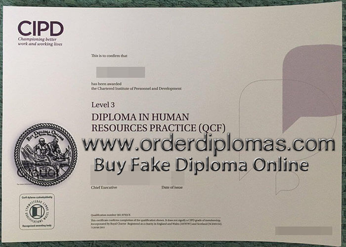 buy fake CIPD certificate