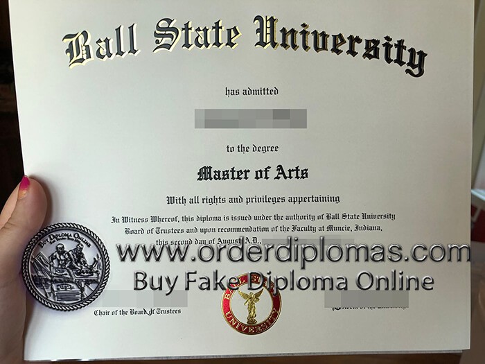 buy fake ball state university diploma