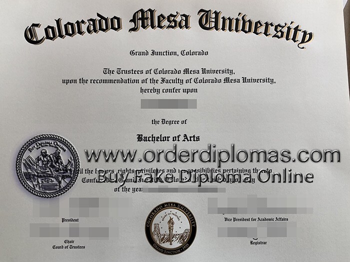 buy fake colorado mesa university diploma