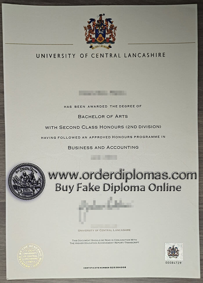 buy fake university of cantral lancashire diploma