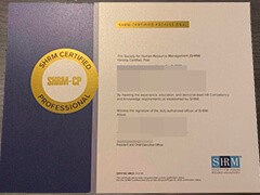 Are you interested buy SHRM fake certificate online?