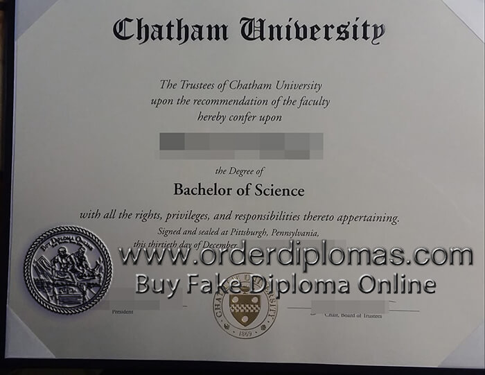 buy fake chatham university diploma