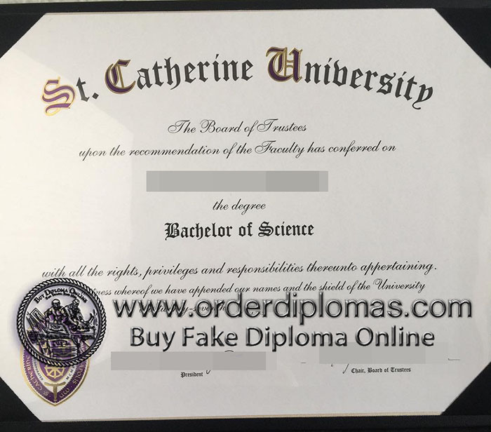 Buy St Catherine University fake diploma.