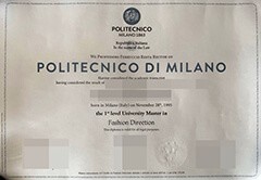 Buy Politecnico di Milano degree certificate online.