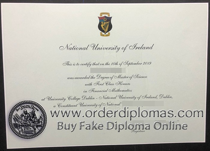 buy fake National University of Ireland diploma