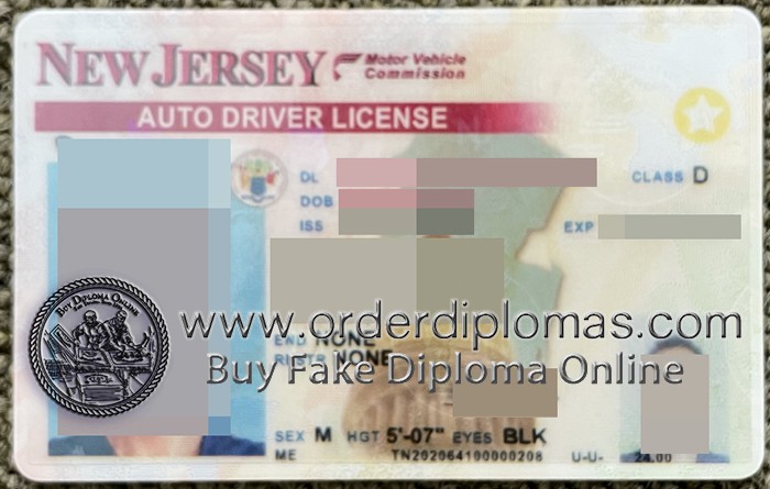 buy fake New Jersey Driver's License