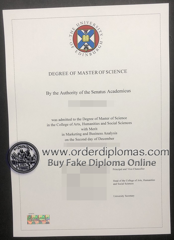 buy fake edinburgh of the university diploma.