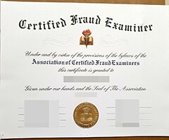 Buy fake certified fraud examiner certificate online.