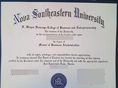 Buy Nova Southeastern University (NSU) fake diploma online.