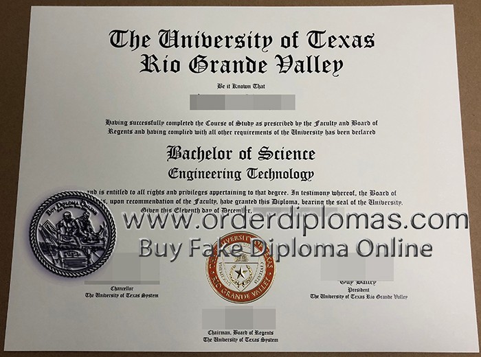 buy fake University of Texas at Grand River Valley diploma